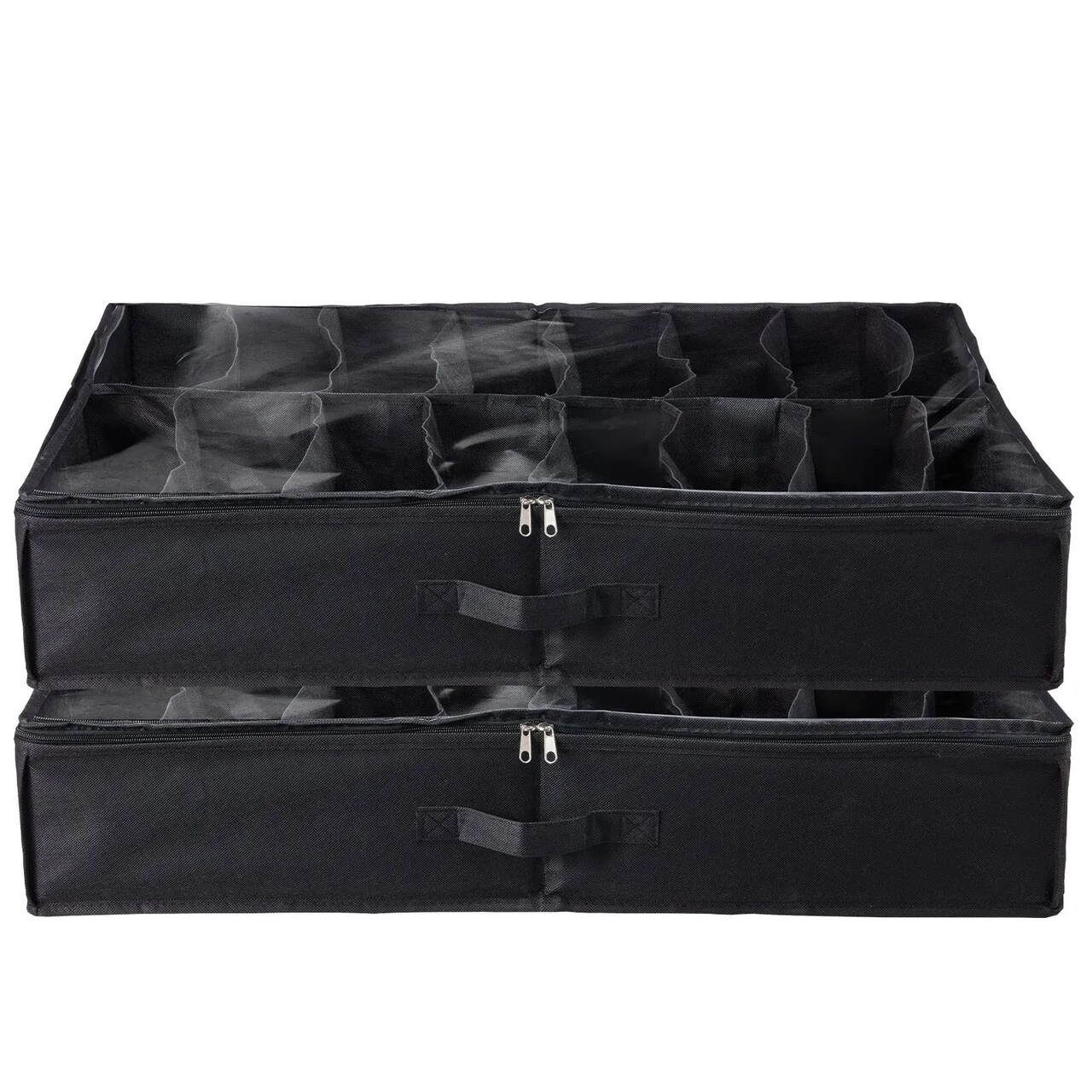 Under Bed Shoe Storage Organizer Set of 2 with 32 Compartments